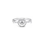 Trinity Diamond Circle Ring