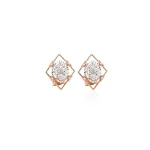 Nova Grid Diamond Earrings