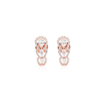 Triple Teardrop Diamond Earrings